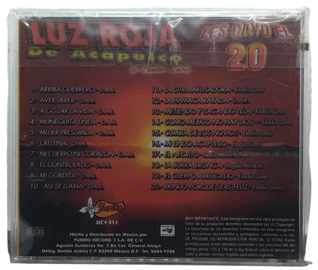 La Luz Roja De Acapulco - Les Cayo El 20