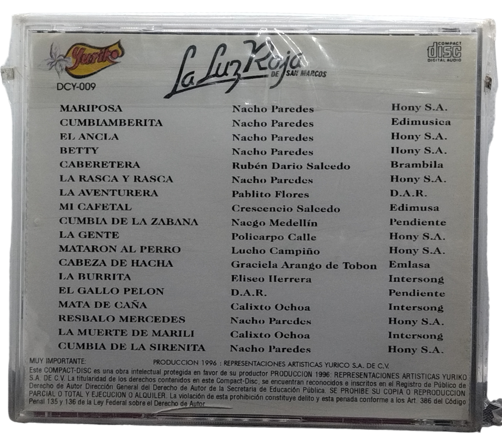 La Luz Roja De San Marcos - 18 Exitos