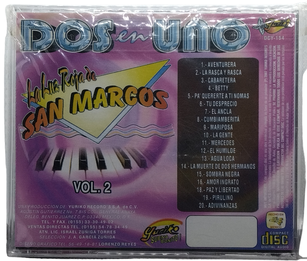 La Luz Roja De San Marcos - Dos En Uno Vol. 2
