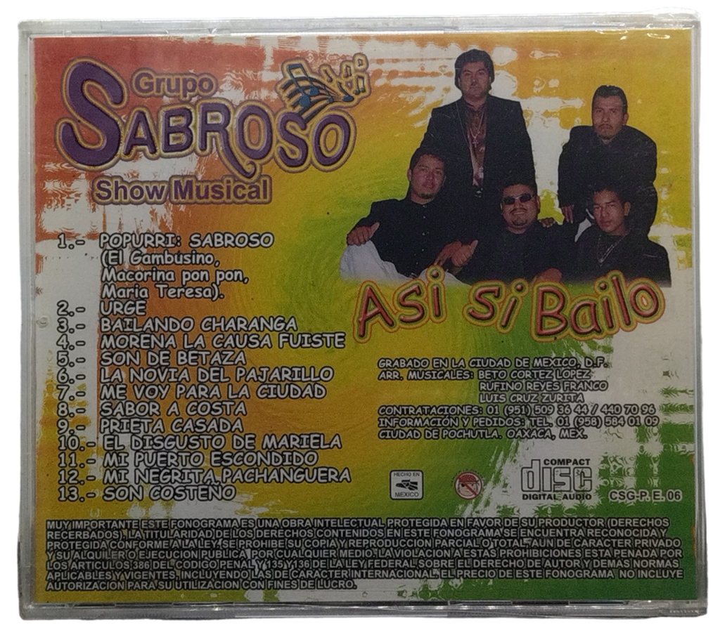 Grupo Sabroso Show - Asi Si Bailo