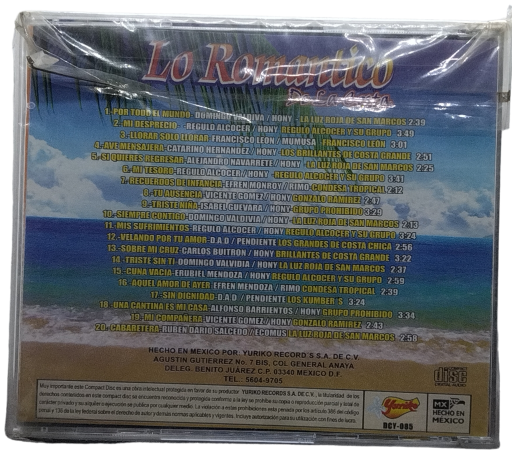 Varios - Lo Romantico De La Costa