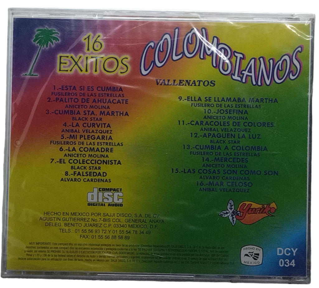 Varios - Colombianos Vallenatos 16 Exitos