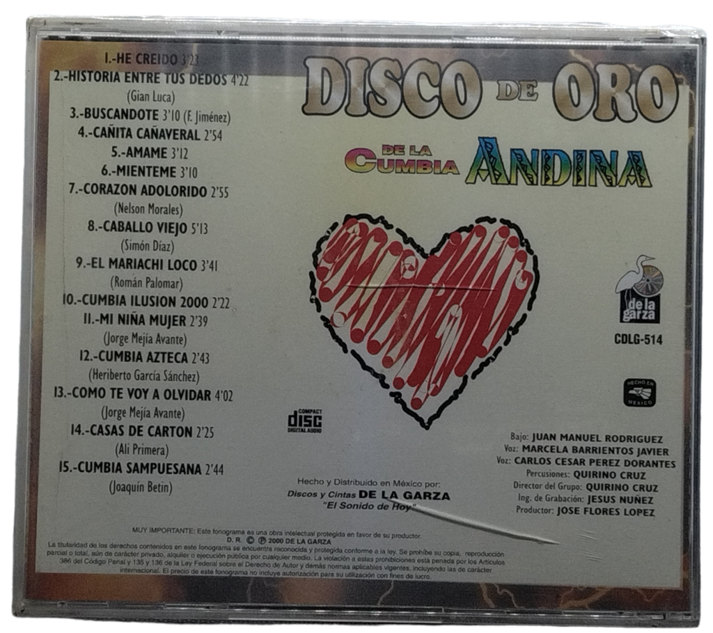 Grupo Andiguayras - Discos De Oro De La Cumbia Andina