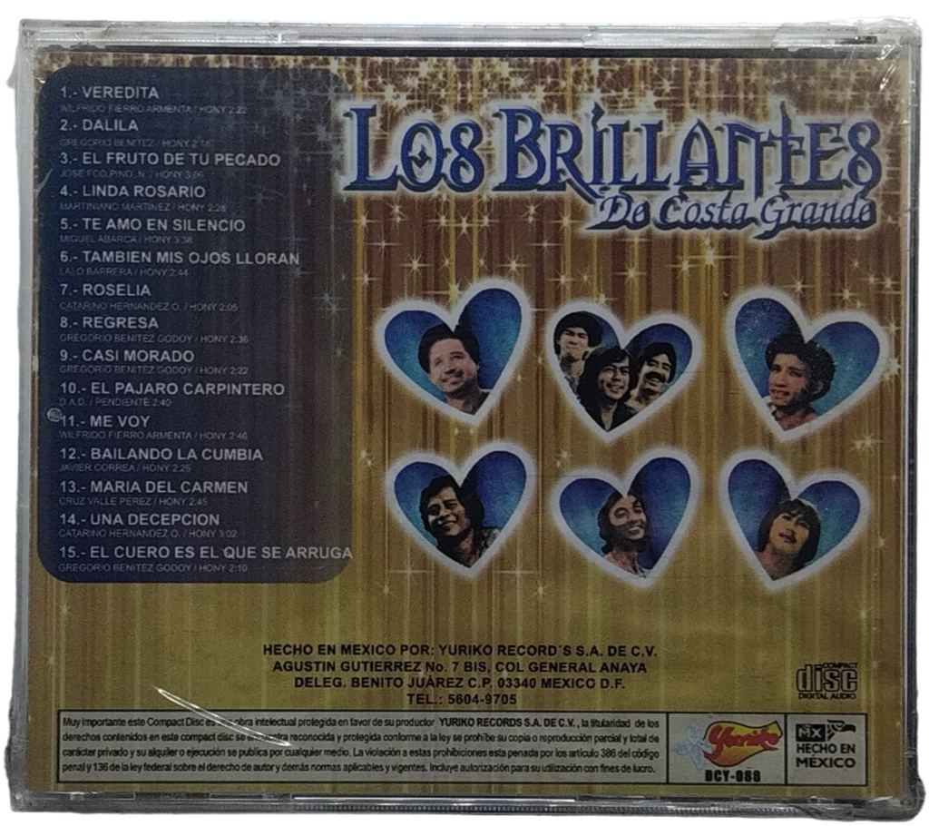 Los Brillantes De Costa Grande - 15 Exitos Vol. 4