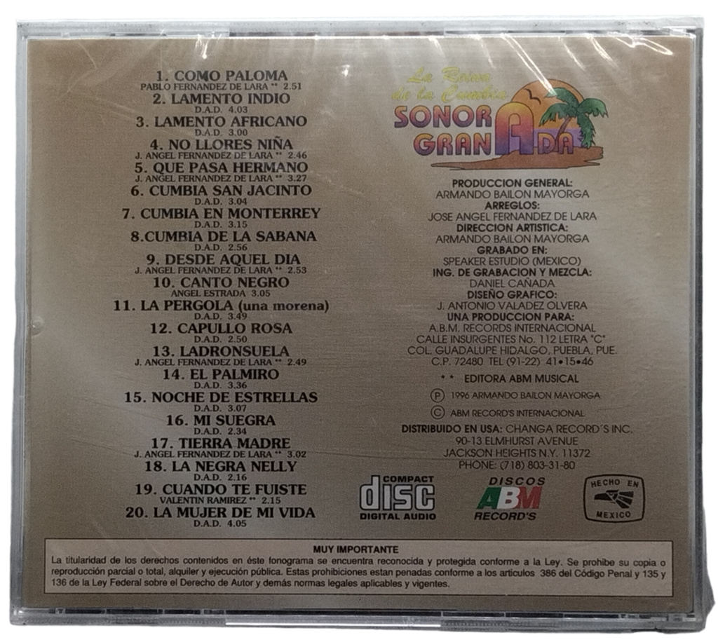 Sonora Granada - 20 Explosivas Y Sonideras