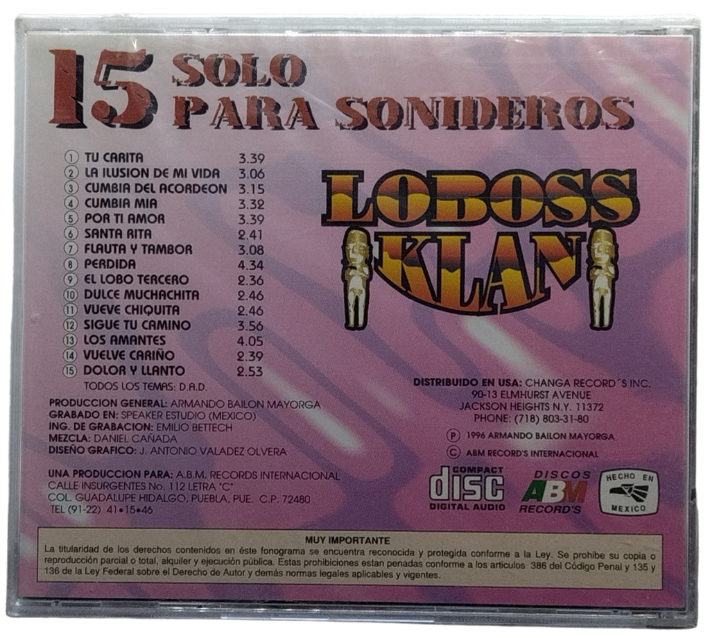 Lobos Klan - 15 Solo Para Sonideros