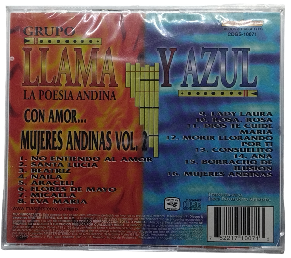 Grupo Llama Y Azul - Mujeres Andinas Vol. 2