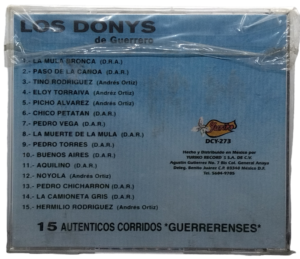 Los Donnys De Guerrero - 15 Autenticos Corridos