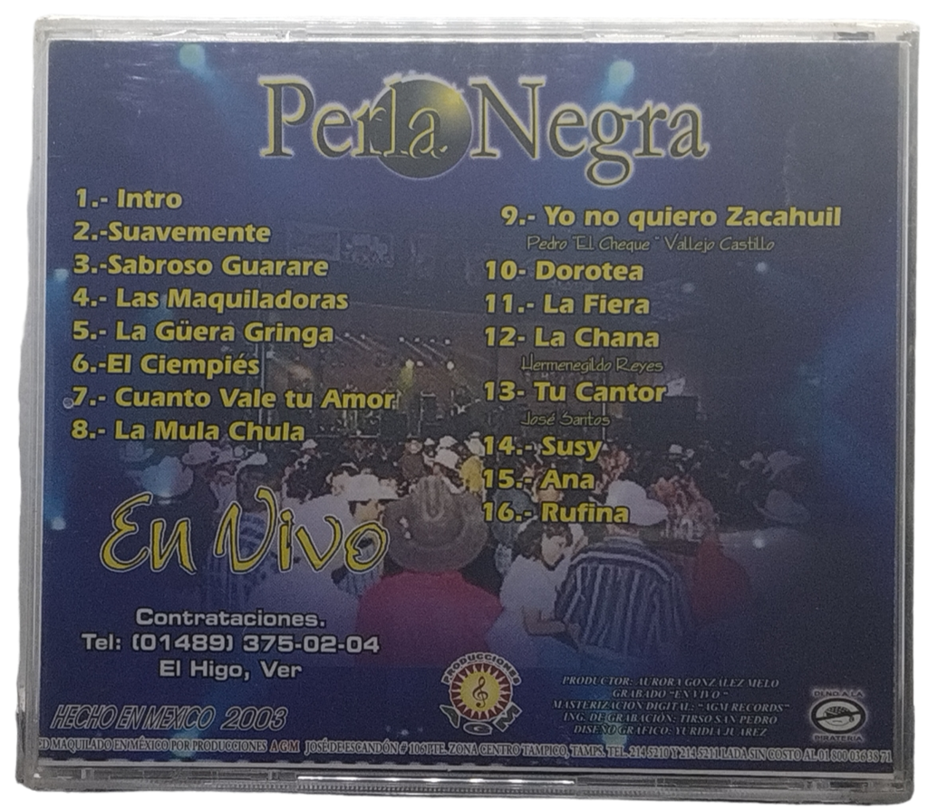 Perla Negra - En Vivo Vol. Iii