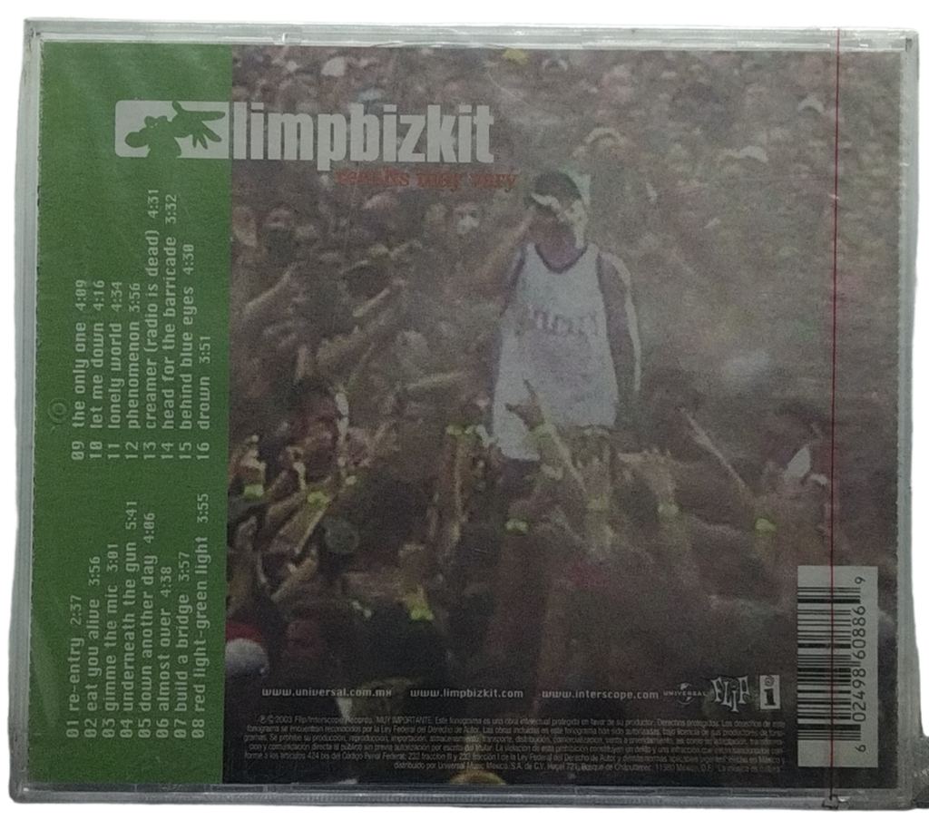 Limp Bizkit - Results May Vary