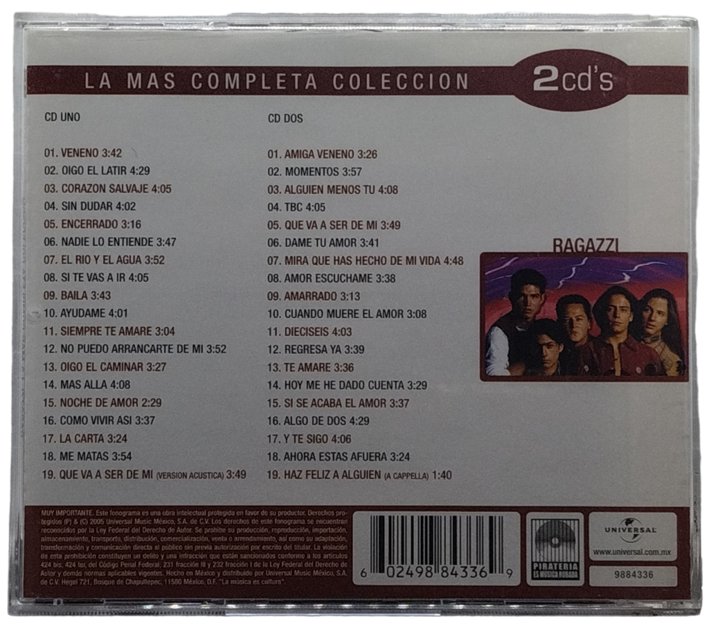 Ragazzi - La Mas Completa Coleccion