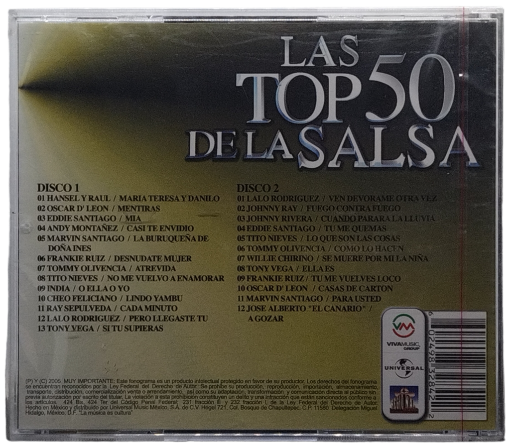 Varios - Las Top 50 De La Salsa Vol. 2