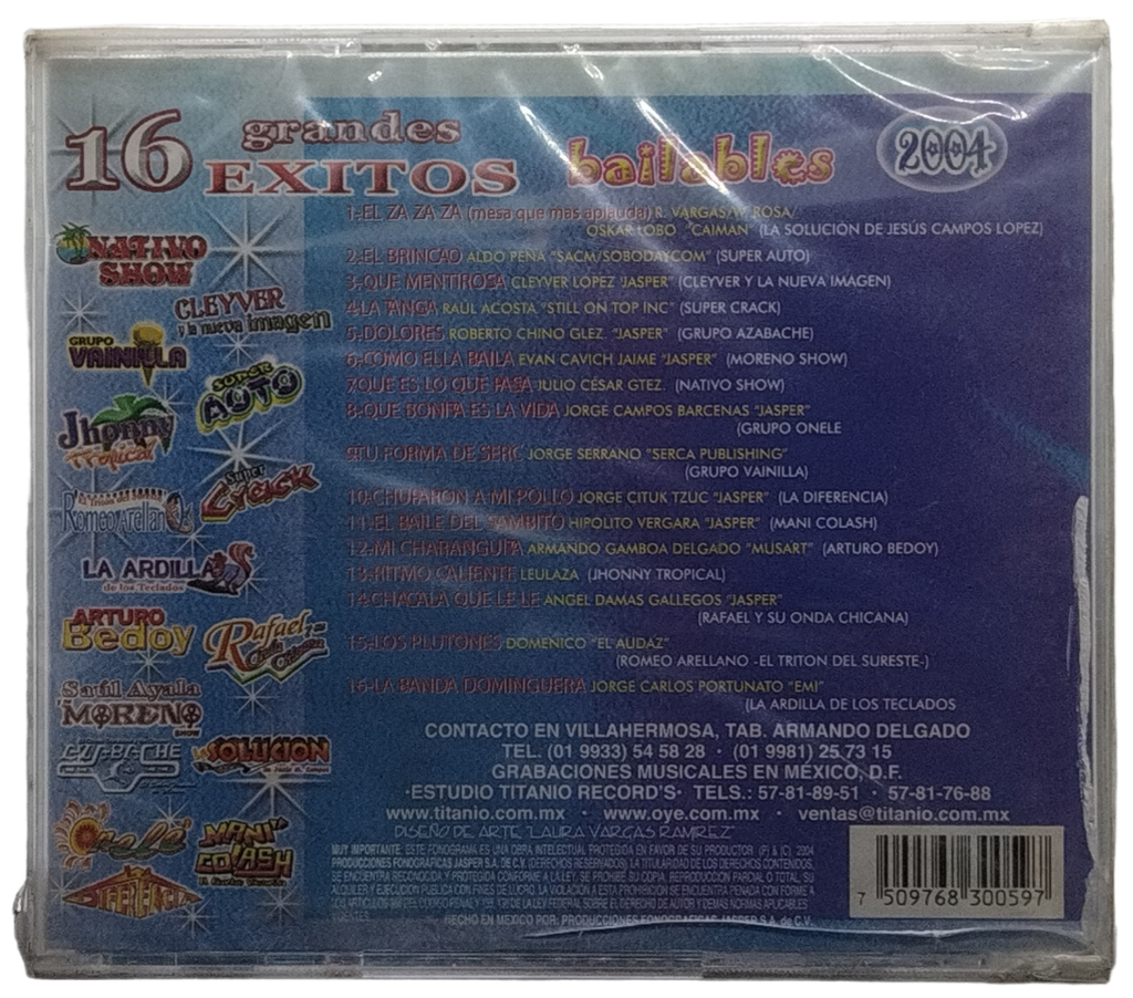 Varios - 16 Grandes Exitos Bailables 2004