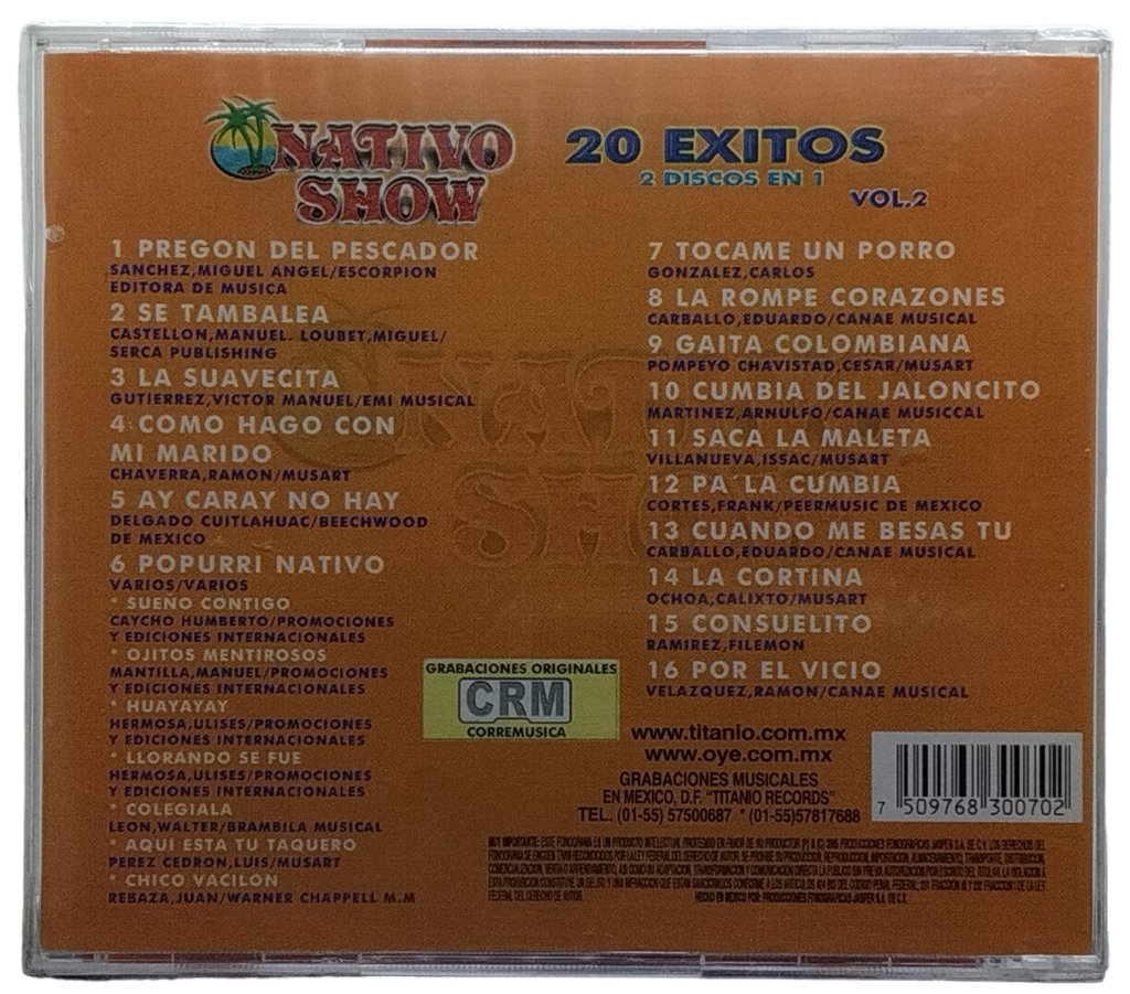 Nativo Show - 20 Exitos Vol. 2