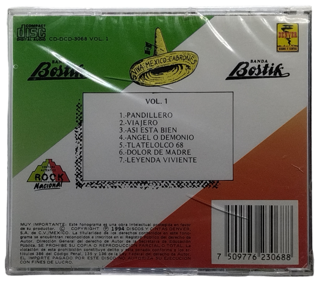 Banda Bostik - Viva Mexico Cab Vol. 1