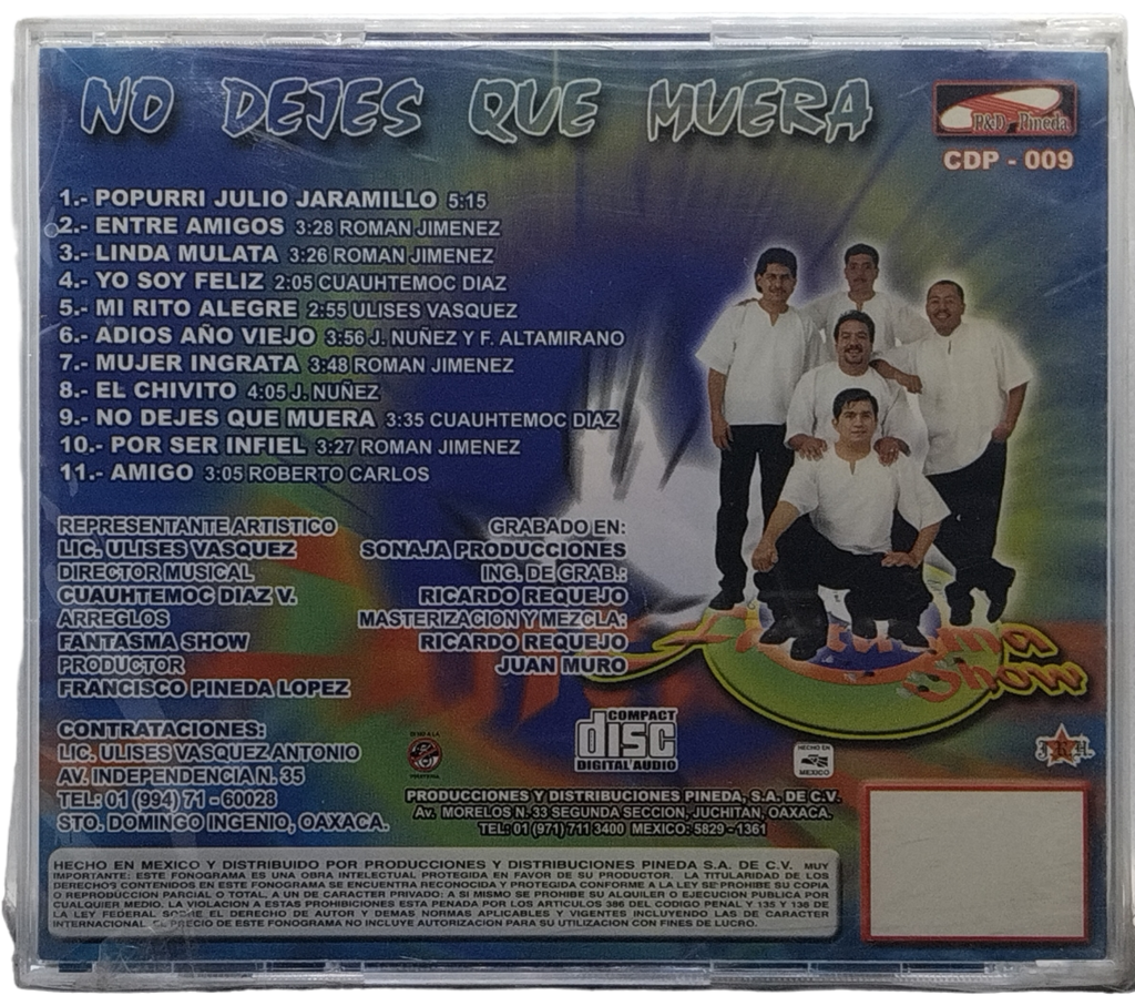 Fantasma Show - No Dejes Que Muera