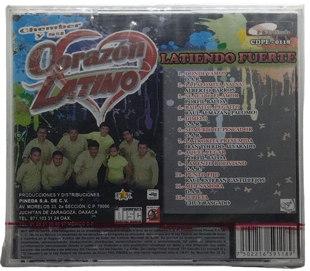 Corazon Latino - Latiendo Fuerte