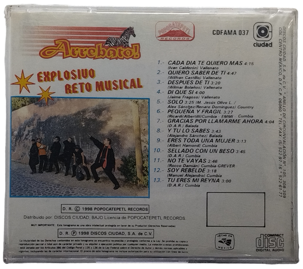 Grupo Arrebato - Explosivo Reto Musical