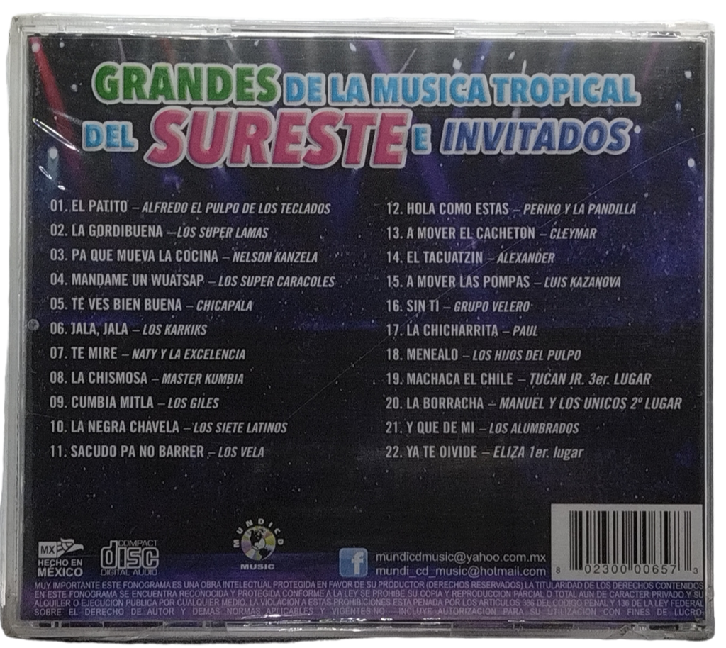 Varios - Grandes De La Musica Tropical Del Sureste