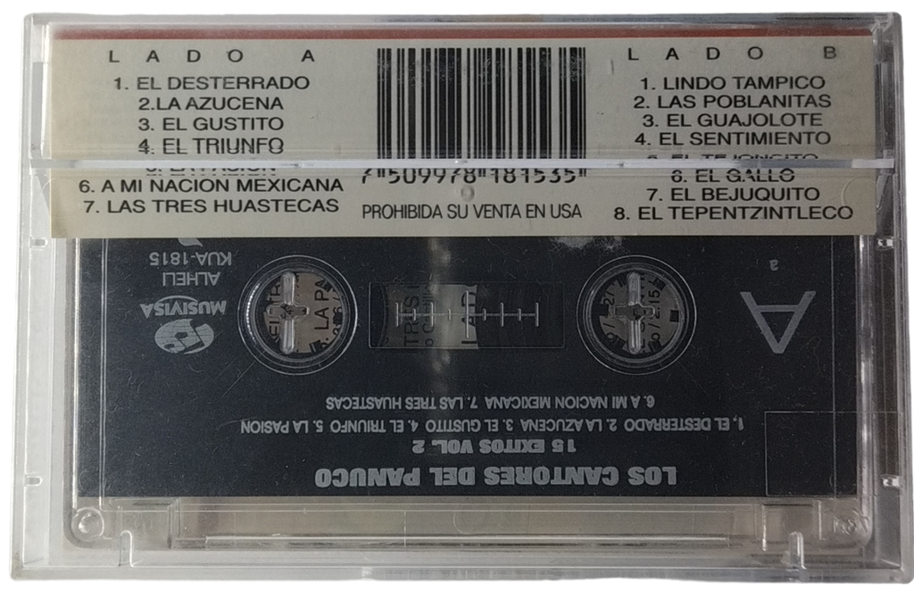 Los Cantores Del Panuco - 15 Exitos Vol. 2