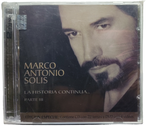 Marco Antonio Solis - La Historia Continua Parte 3 (Cd + Dvd)
