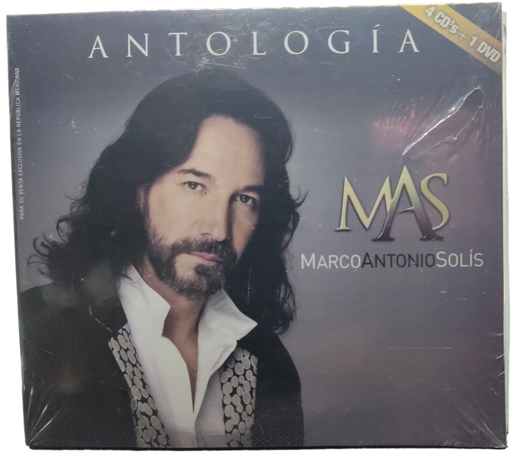 MARCO ANTONIO SOLIS - ANTOLOGIA 4 CDS Y 1DVD