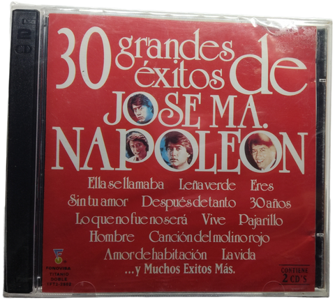Jose Maria Napoleon - 30 Grandes Exitos 2 Cd's