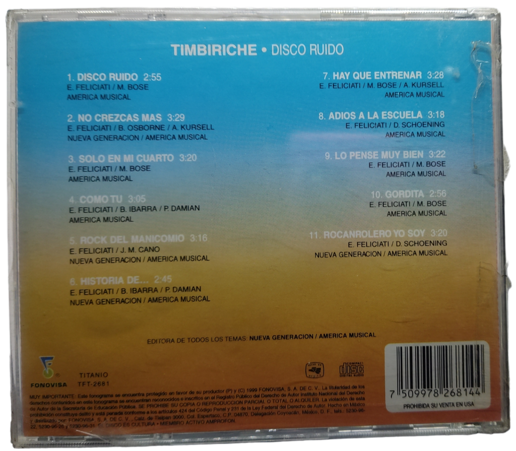 Timbiriche - Disco Ruido
