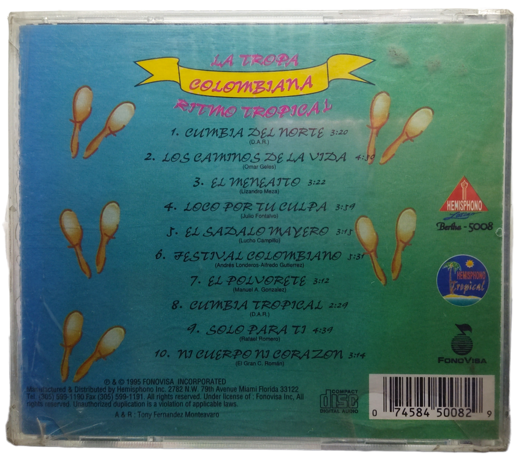 La Tropa Colombiana - Ritmo Tropical