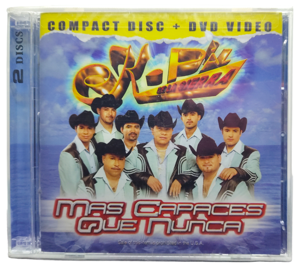 K-Paz De La Sierra - Mas Capaces Que Nunca (Cd + Dvd)