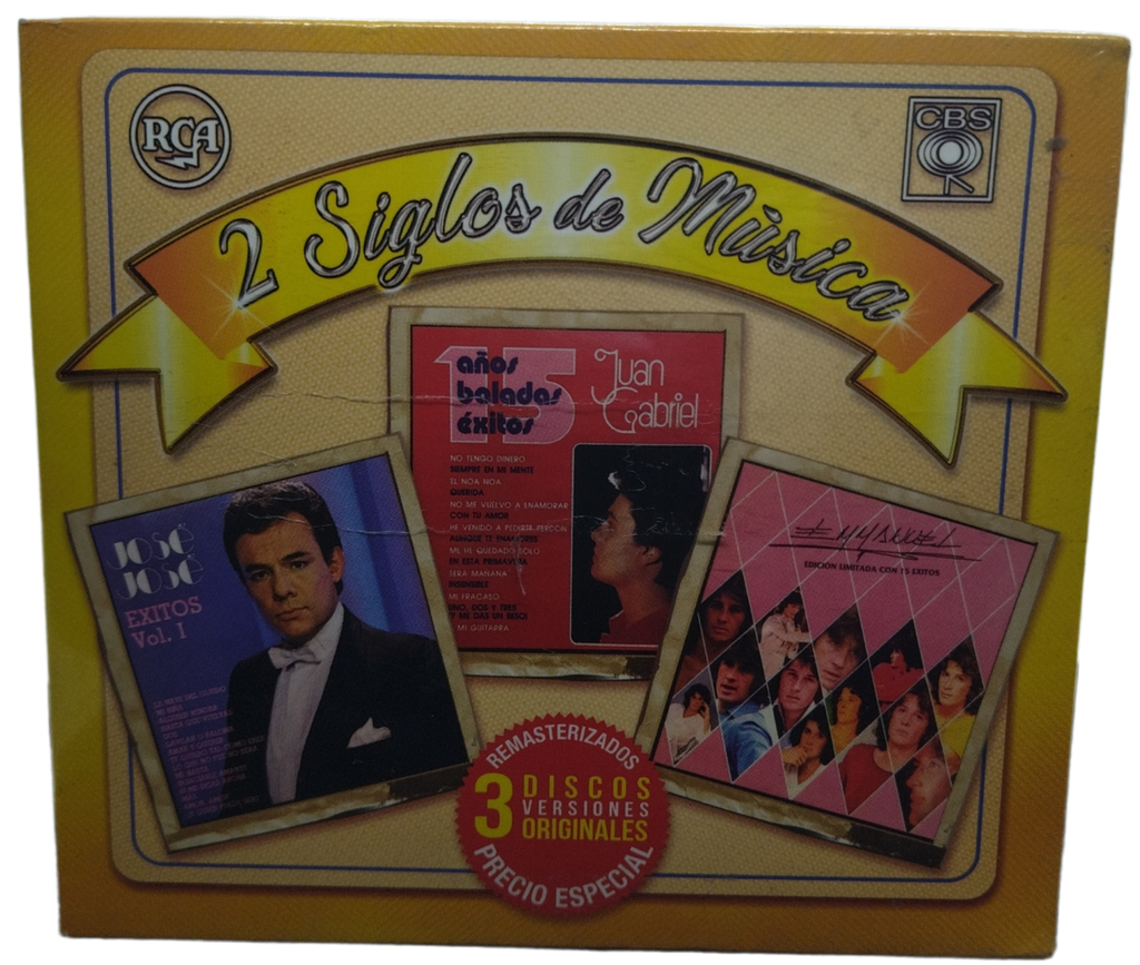 Jose Jose - Juan Gabriel - Emmanuel - 2 Siglos De Musica