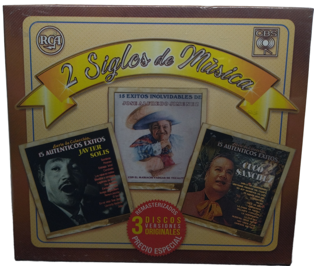 Javier Solis - Jose Alfredo Jimenez - Cuco Sanchez - 2 Siglos De Musica