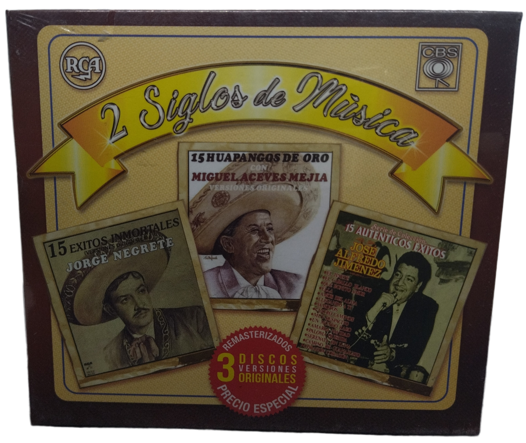 Jorge Negrete - Miguel Aceves Mejia - Jose Alfredo Jimenez - 2 Siglos De Musica