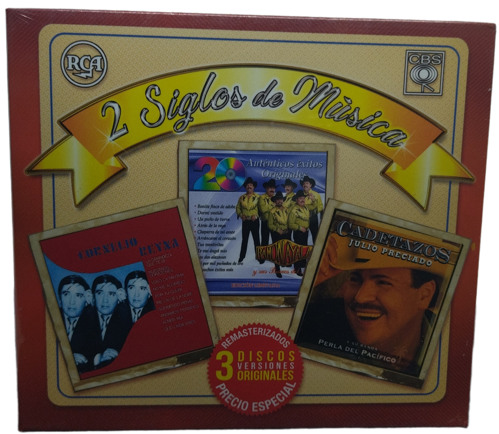 Cornelio Reyna - Ramon Ayala - Julio Preciado - 2 Siglos De Musica