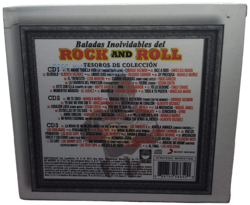 Varios - Baladas Inolvidables Del Rock & Roll - Tesoros De Coleccion